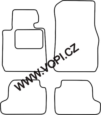 Gumové autokoberce Leapmotor T03 2020- (elektrická verze) GLE